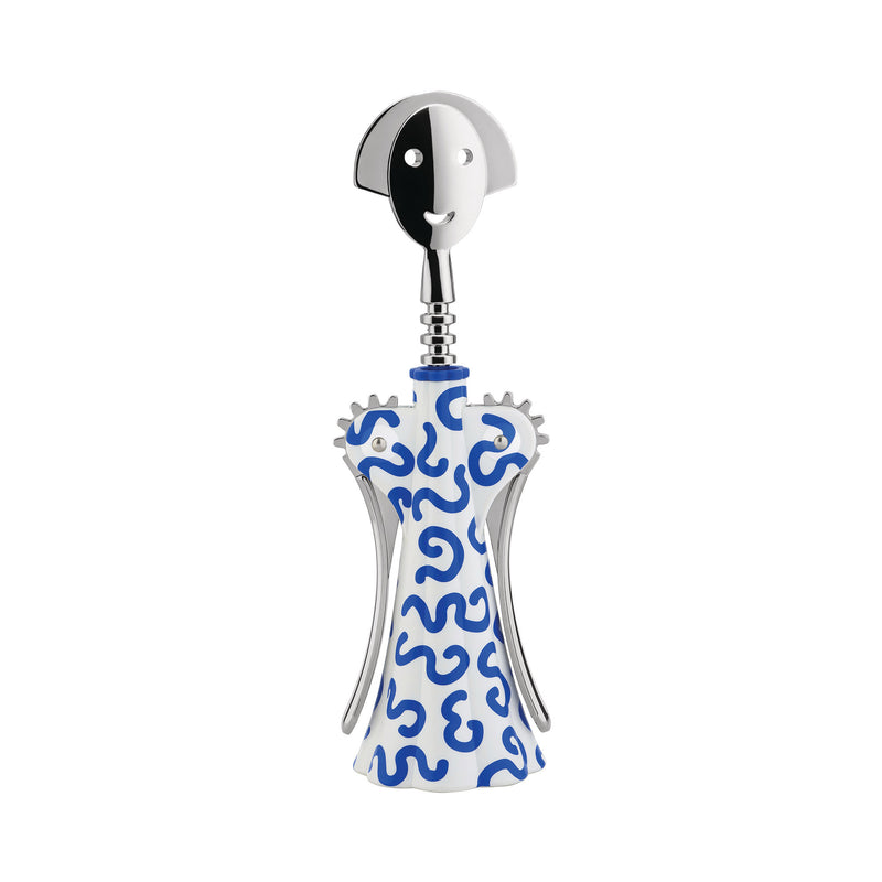 Alessi - Korkenzieher Anna G. | weiß/blau