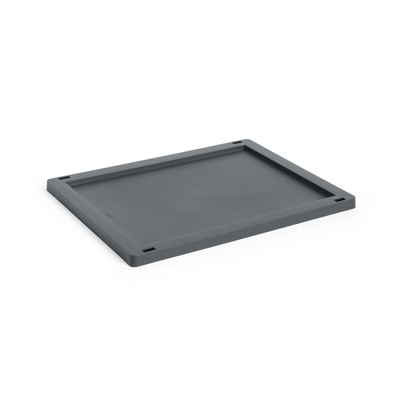 HAY - Kunststoffdeckel für Colour Crate M | M / charcoal