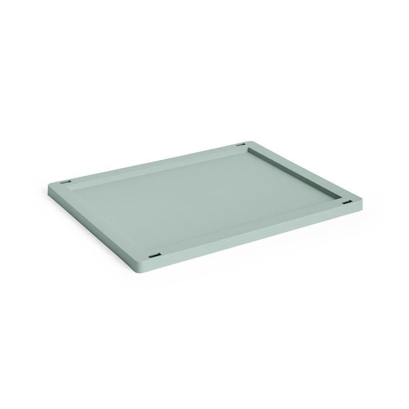 HAY - Kunststoffdeckel für Colour Crate M | M / salbeigrün