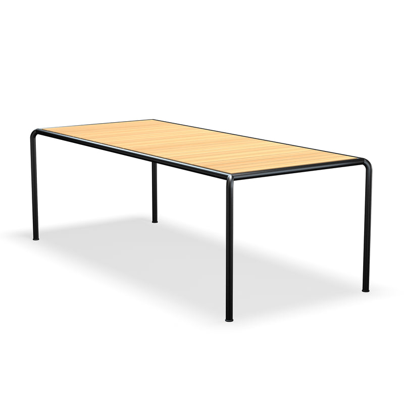 HOUE - AVANTI Outdoor Esstisch | Kiefer / 222 x 98 cm / schwarz