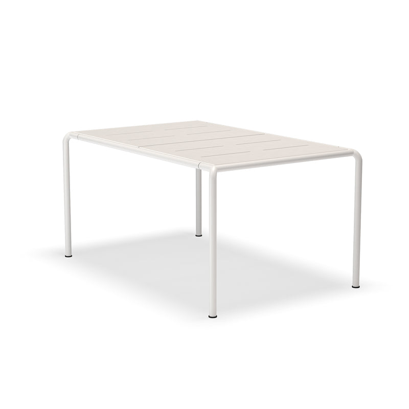 HOUE - AVANTI Outdoor Esstisch | Aluminium / 153 x 98 cm / muted white
