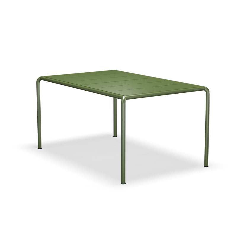 HOUE - AVANTI Outdoor Esstisch | Aluminium / 153 x 98 cm / olivgrün
