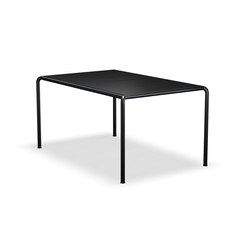 HOUE - AVANTI Outdoor Esstisch | Aluminium / 153 x 98 cm / schwarz