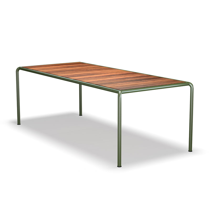 HOUE - AVANTI Outdoor Esstisch | Esche / 222 x 98 cm / olivgrün