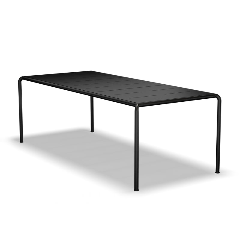 HOUE - AVANTI Outdoor Esstisch | Aluminium / 222 x 98 cm / schwarz