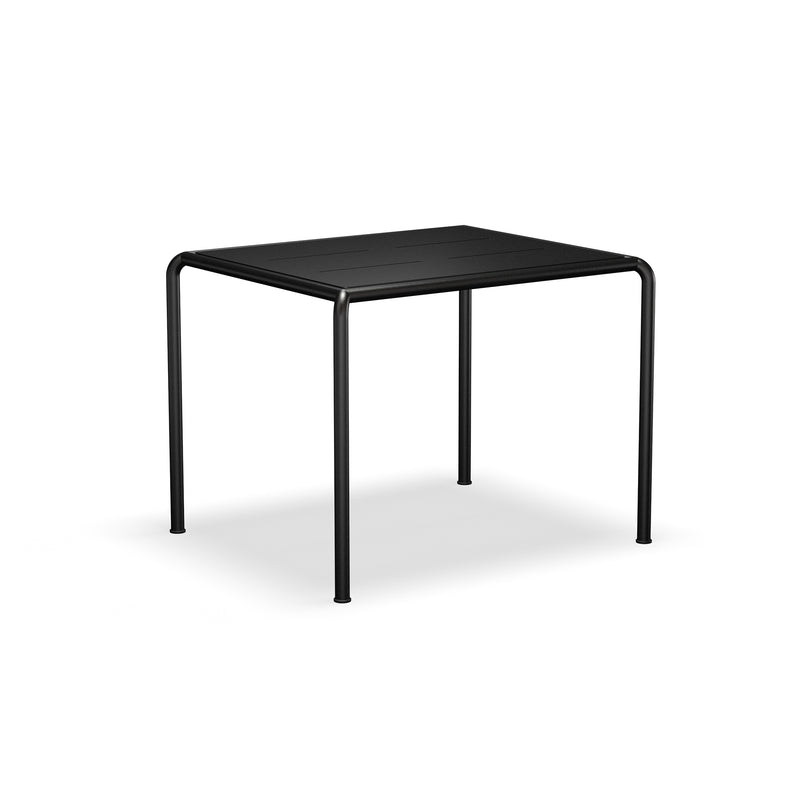 HOUE - AVANTI Outdoor Esstisch | Aluminium / 98 x 83 cm / schwarz