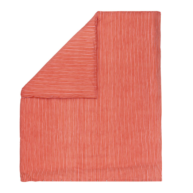 Marimekko - Piccolo Deckenbezug | 210 x 210 cm / warm orange/pink