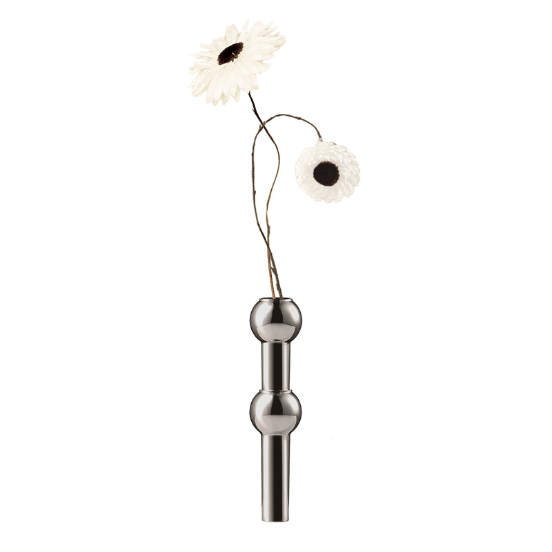 Stoff Nagel - Vase | schwarz/chrom