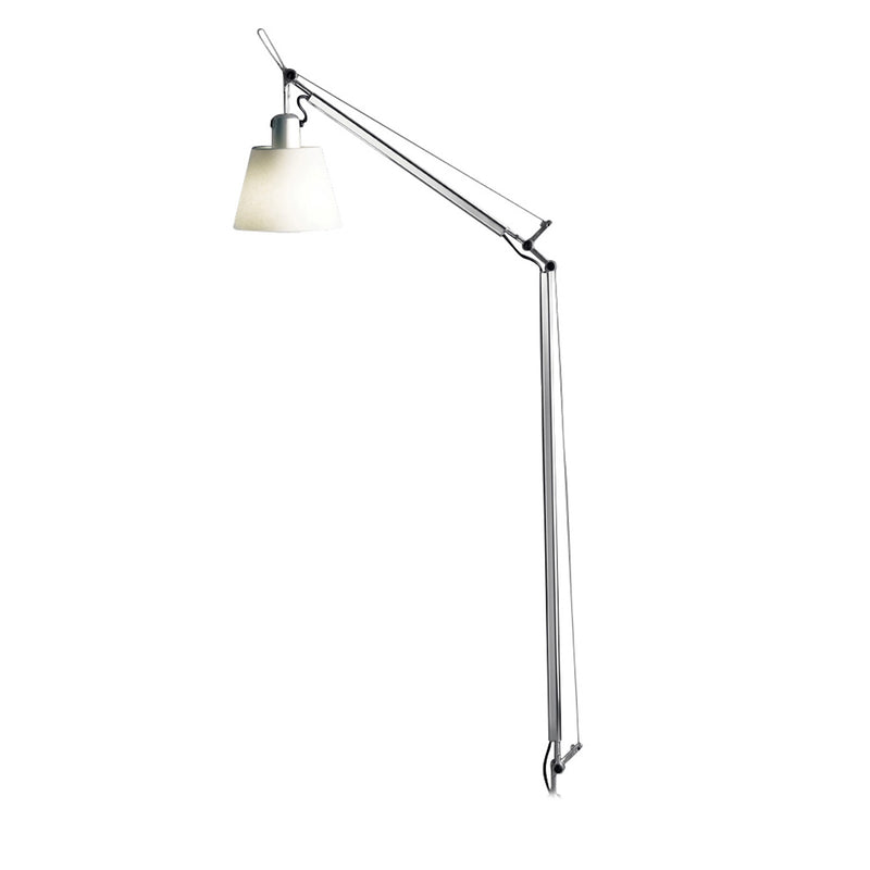 Artemide - Tolomeo Basculante Lettura Stehleuchte, Body & Schirm | Satin