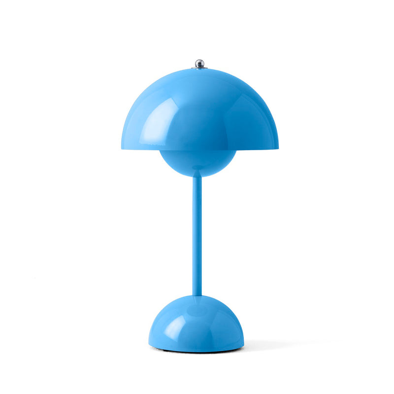 &Tradition - Flowerpot Akku Tischleuchte VP9 | swim blau
