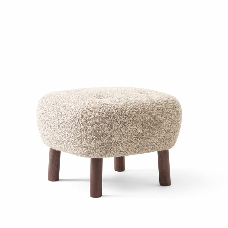 &Tradition - Pouf ATD1 für Little Petra Sessel | Karakorum 003 / Walnuss geölt
