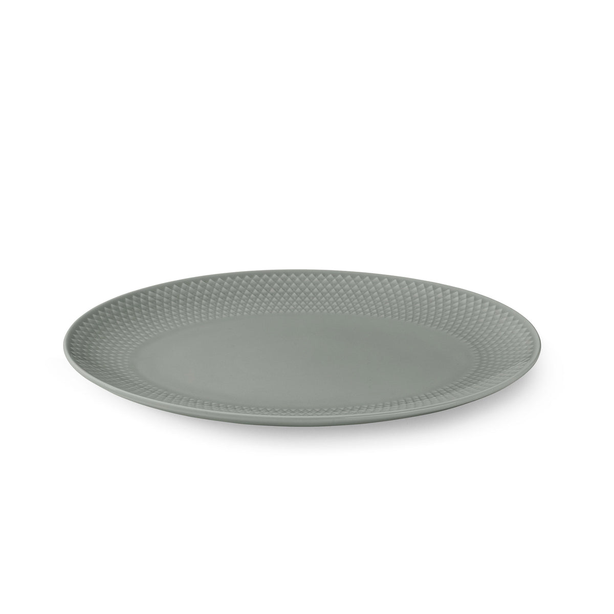 Lyngby Porcelæn - Rhombe Servierplatte | 21,5 x 28,5 cm