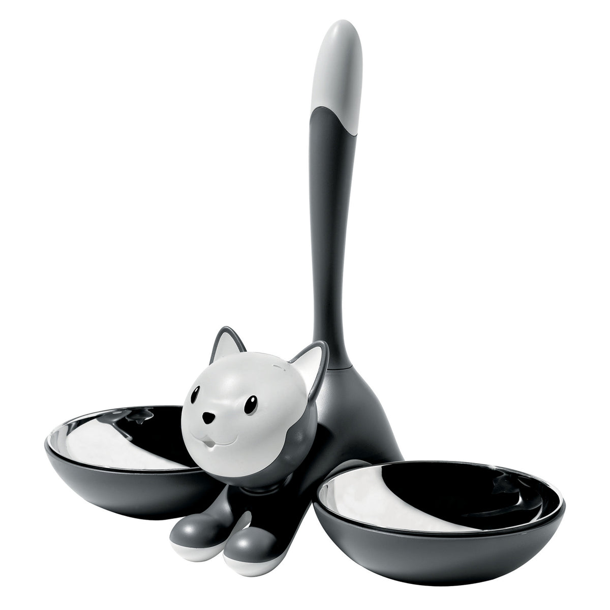 A di Alessi - Tigrito Katzennapf | grau