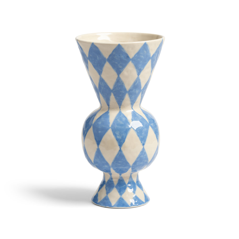 &amp;klevering - Rhombic Vase | blau